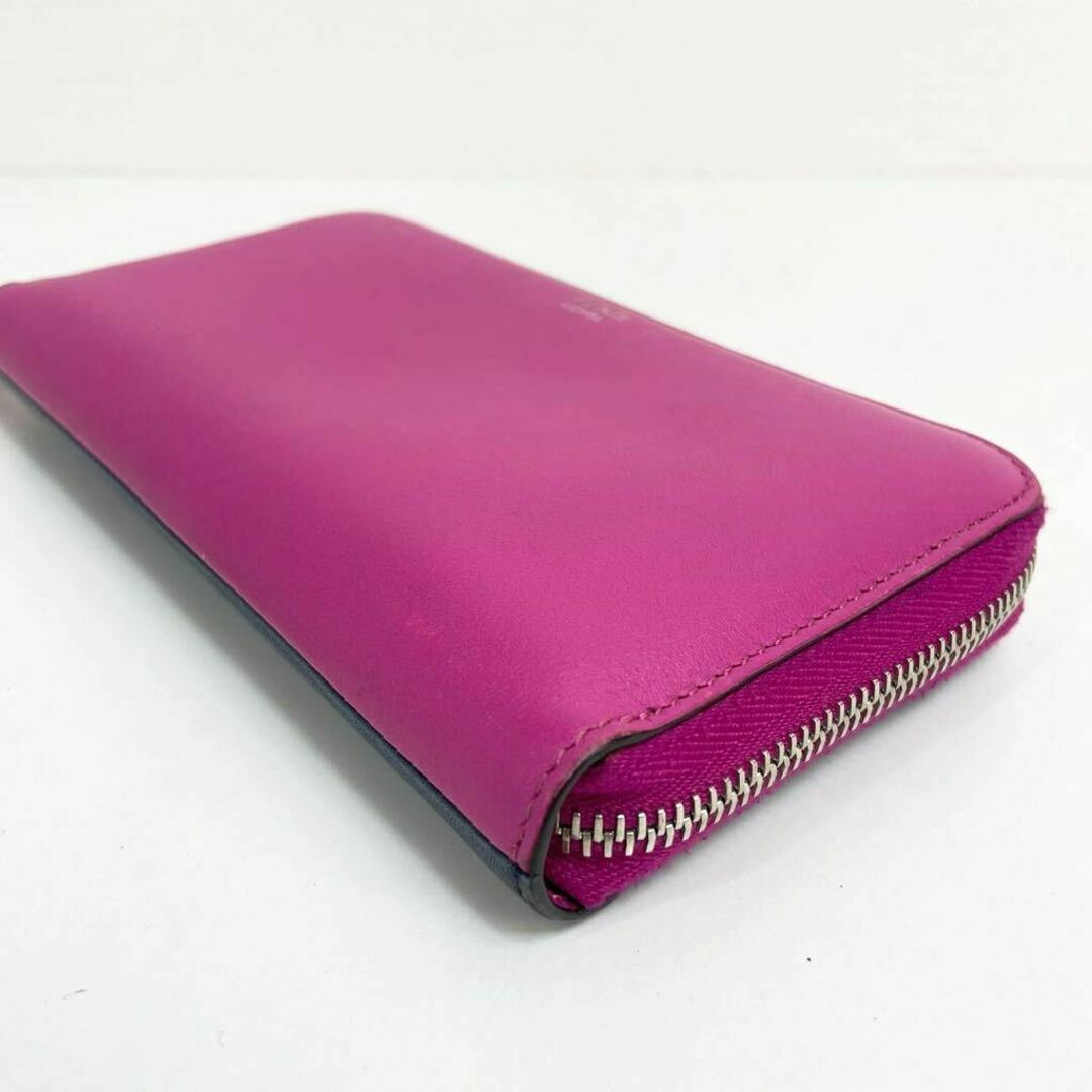 美品】FENDI フェンディ 長財布 ラウンドファスナー レザー 美品】FENDI フェンディ 長財布 ラウンドファスナー レザー