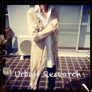 アーバンリサーチ(URBAN RESEARCH)のＵR ロングニットカーデ(カーディガン)