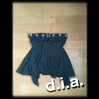 ダイア(d.i.a)のd.i.a.★゛チェーンベアトップ★゛(ベアトップ/チューブトップ)