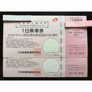 JR九州 株主優待券　2枚　2025.6.30まで(鉄道乗車券)