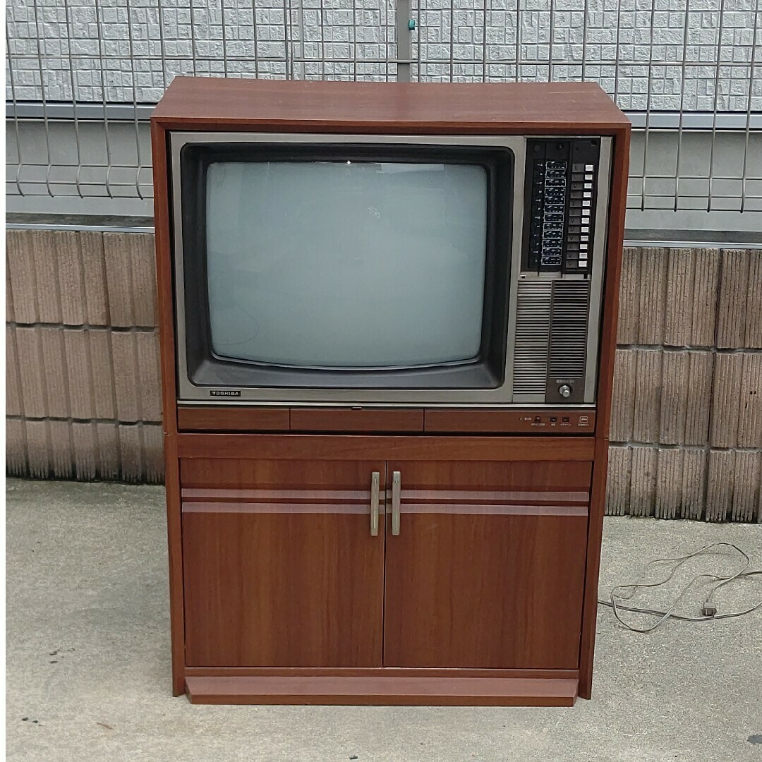レトロ 家電 テレビ ブラウン管 東芝 昭和 勿体な レトロ 家電 テレビ ブラウン管 東芝 昭和 勿体な