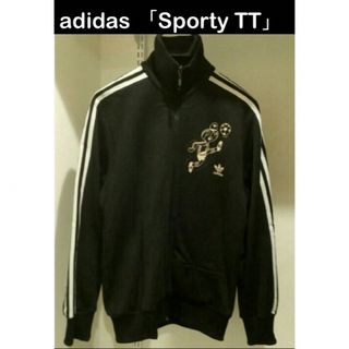 オリジナルス(Originals（adidas）)のアディダス　トラックジャケット　黒　M　トラックトップ　ジャージ(ジャージ)
