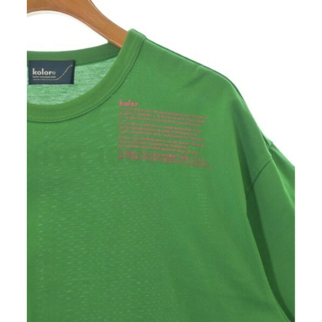 kolor - kolor カラー Tシャツ・カットソー 2(M位) 緑 【古着 kolor - kolor カラー Tシャツ・カットソー 2(M位) 緑 【古着