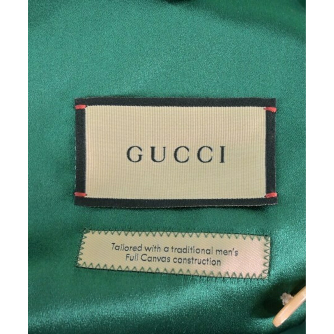 GUCCI - GUCCI グッチ テーラードジャケット 40(M位) 緑 【古着 GUCCI - GUCCI グッチ テーラードジャケット 40(M位) 緑 【古着
