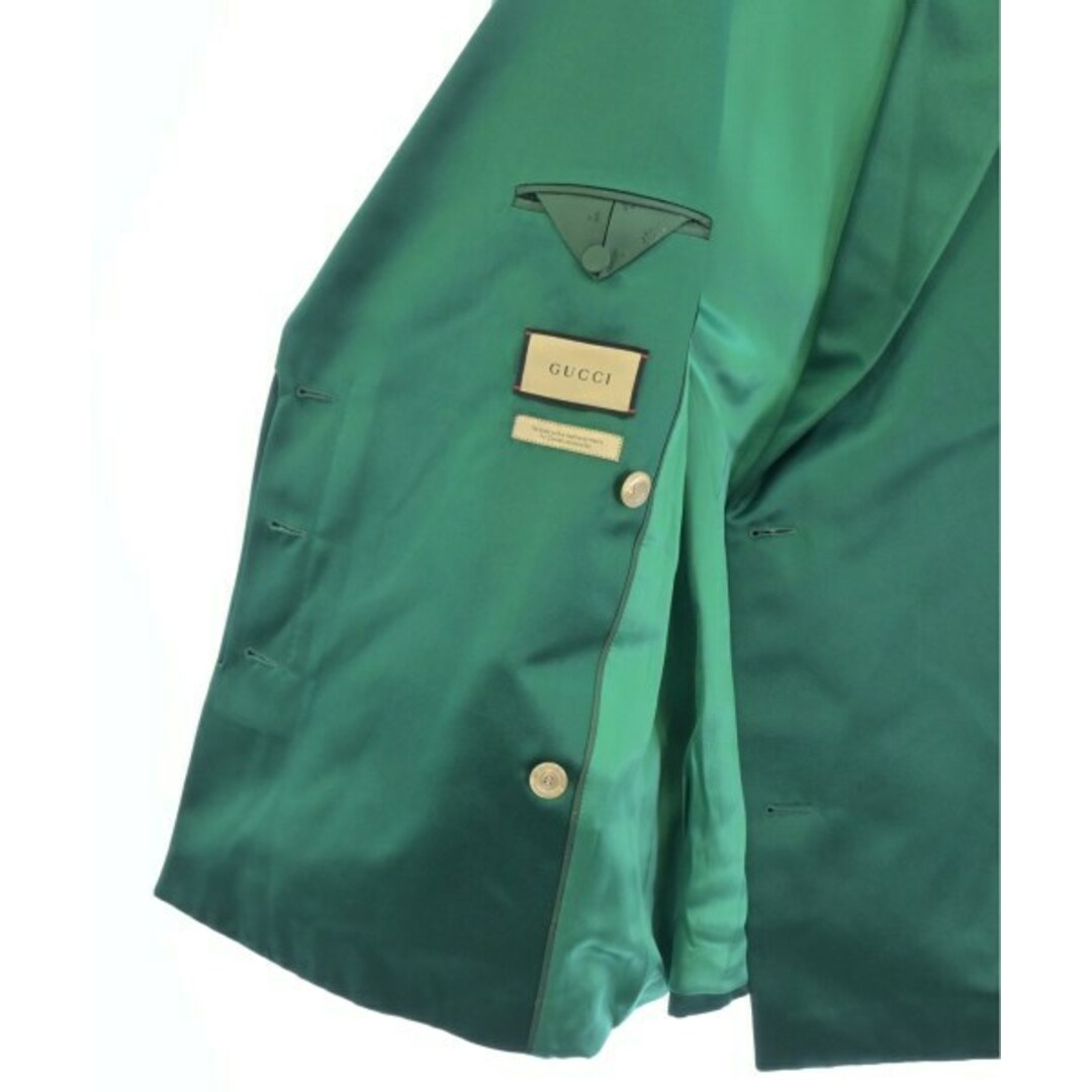 GUCCI - GUCCI グッチ テーラードジャケット 40(M位) 緑 【古着 GUCCI - GUCCI グッチ テーラードジャケット 40(M位) 緑 【古着