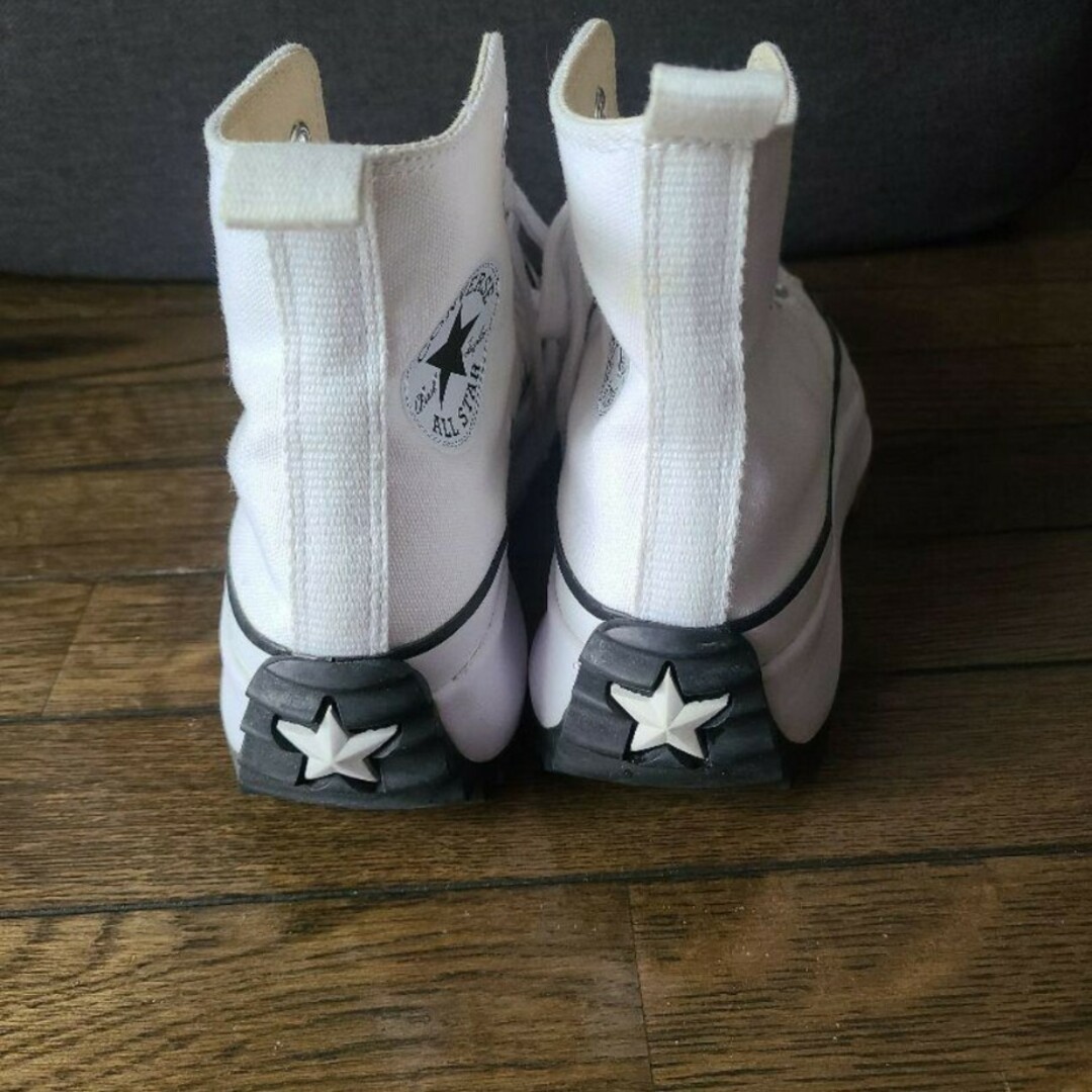 CONVERSE - CONVERSE韓国限定ランスターハイクハイ23cm白厚底の CONVERSE - CONVERSE韓国限定ランスターハイクハイ23cm白厚底の