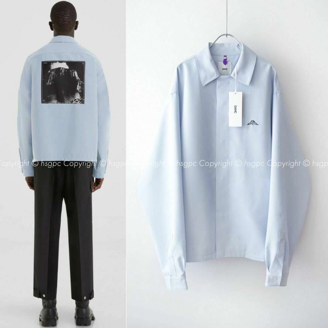 OAMC - 【定価8.4万】OAMC システム シルクパッチ シャツ OAMC - 【定価8.4万】OAMC システム シルクパッチ シャツ