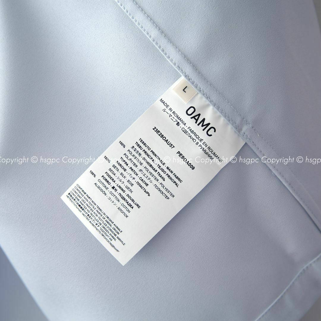 OAMC - 【定価8.4万】OAMC システム シルクパッチ シャツ OAMC - 【定価8.4万】OAMC システム シルクパッチ シャツ