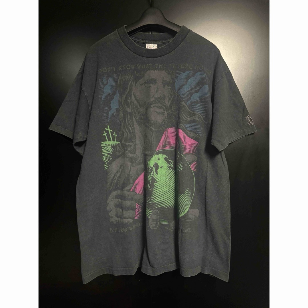 激レア 90´S JESUS Tシャツ ブラック サイズXL ヴィンテージ 激レア 90´S JESUS Tシャツ ブラック サイズXL ヴィンテージ