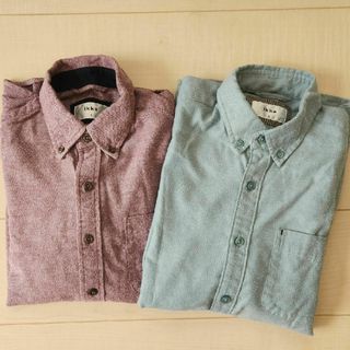 イッカ(ikka)のikka(イッカ)　メンズ　長袖Yシャツ　2枚セット(シャツ)
