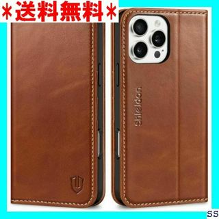 ☆在庫限り☆ SHIELDON iPhone16 ProM レトロブラウン 42(その他)