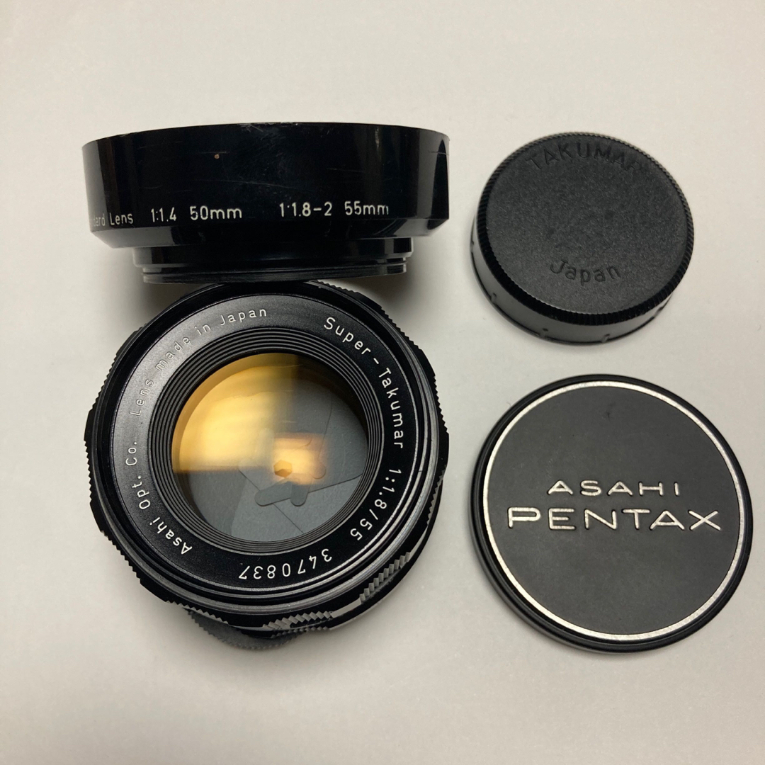 Pentax 縦 SP+Super Takumar 55 f1.8 極美品ケース付 Pentax 縦 SP+Super Takumar 55 f1.8 極美品ケース付