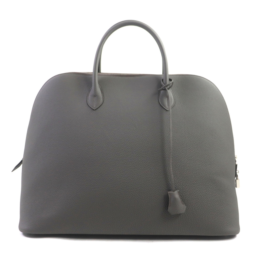 HERMES - 未使用品▼HERMES エルメス ボリード1923 45 エタン シルバー金具 トゴ レザー ハンドバッグ Z刻印 保存袋付き フランス製 メンズ ビジネス◎