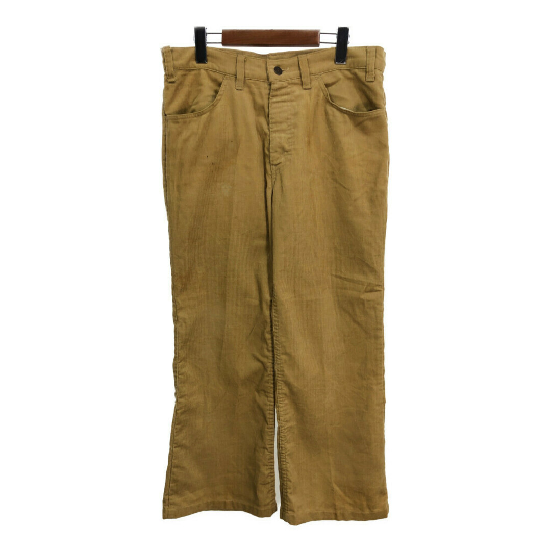 Levi's - 70年代 Levi's リーバイス 504 コーデュロイパンツ ブラウン (メンズ W34 L32) 中古 古着 S1559