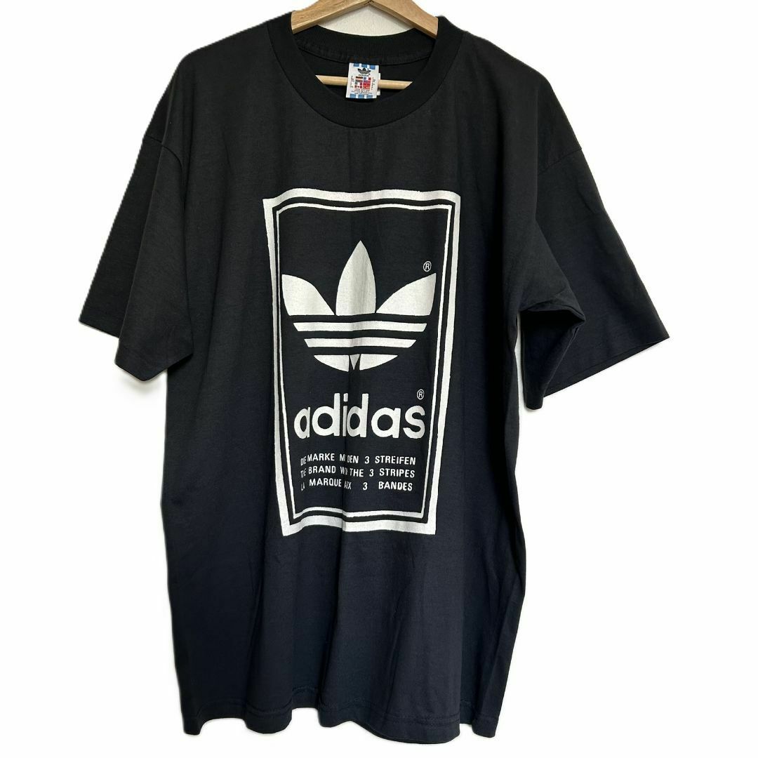 adidas - adidas 90's 万国旗タグ 両面プリントTシャツ ミラーリングprint