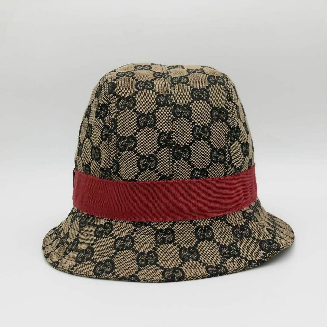 Gucci - 極美品!GUCCI バケットハット GGキャンバス シェリー Gucci - 極美品!GUCCI バケットハット GGキャンバス シェリー