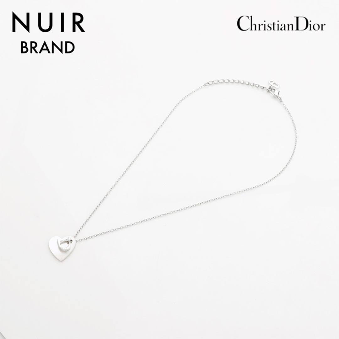 Christian Dior - ディオール Dior ロゴ ハート ネックレスの Christian Dior - ディオール Dior ロゴ ハート ネックレスの