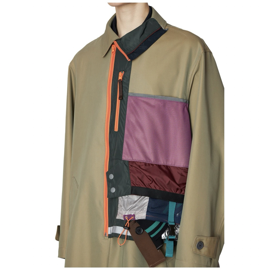 kolor - kolor カラー 24SS ドッキングステンカラーコート kolor - kolor カラー 24SS ドッキングステンカラーコート