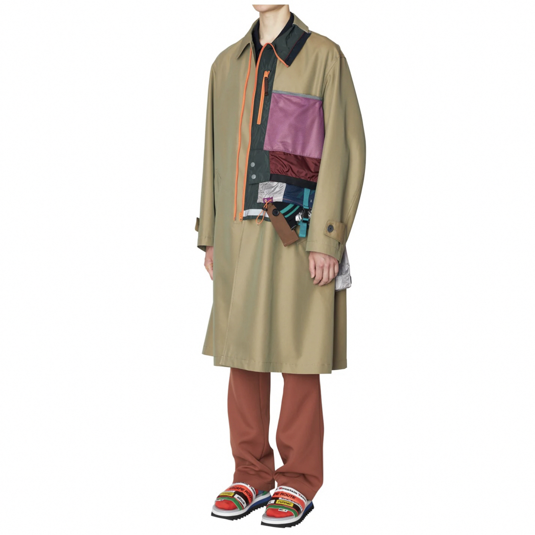 kolor - kolor カラー 24SS ドッキングステンカラーコート kolor - kolor カラー 24SS ドッキングステンカラーコート