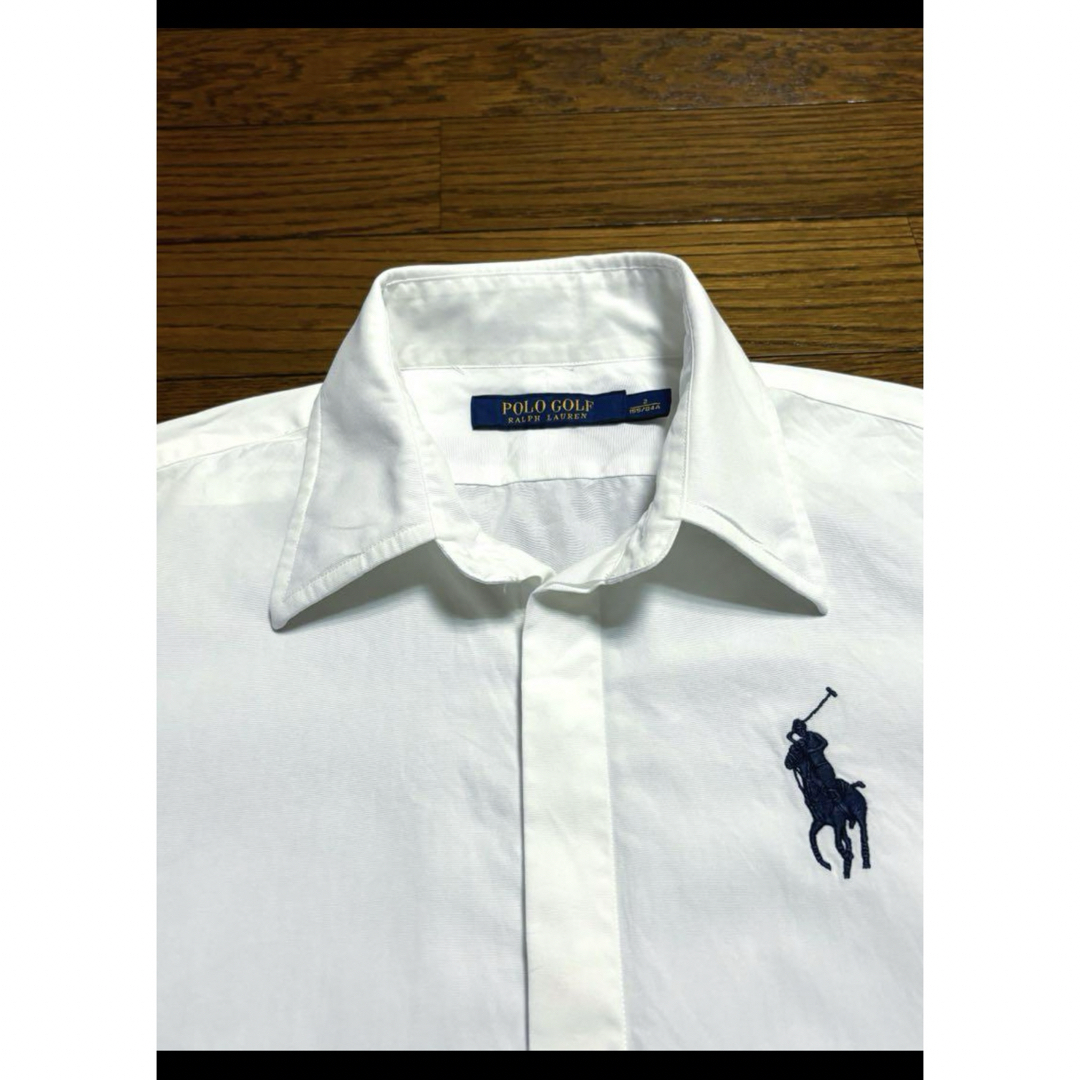 Ralph Lauren - 【希少デザイン 比翼ボタン ビックポニー