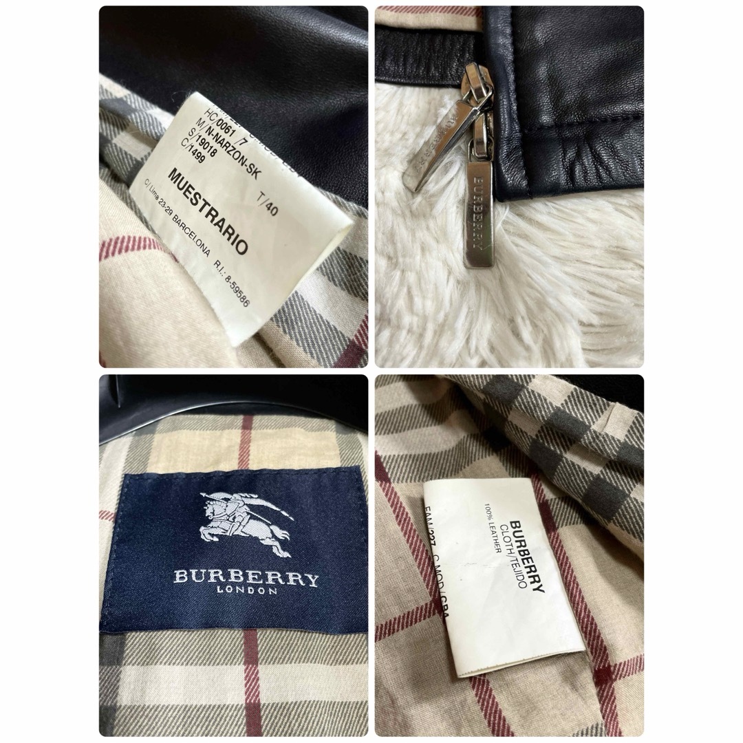BURBERRY - 美品 BURBERRY 比翼バーバリー ノバチェック BURBERRY - 美品 BURBERRY 比翼バーバリー ノバチェック