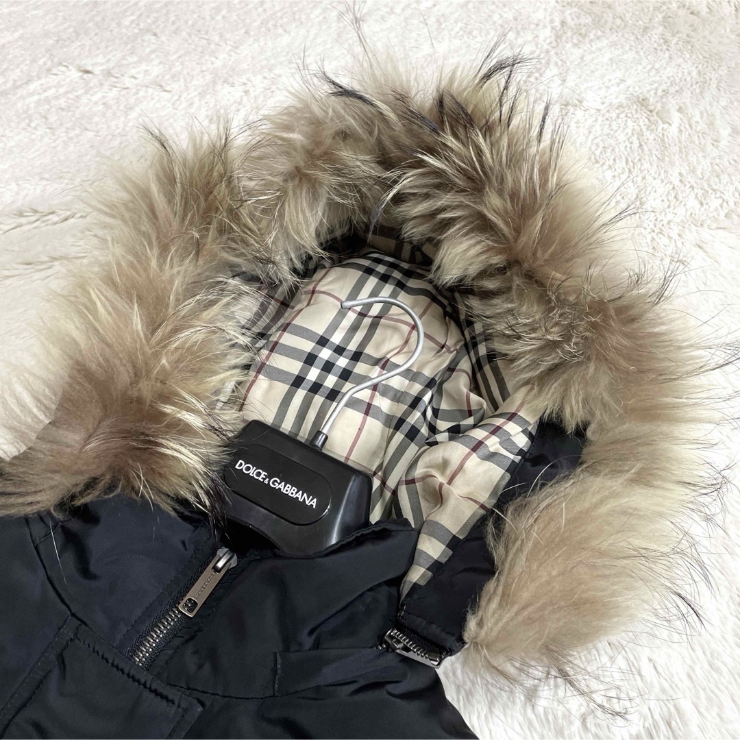 BURBERRY - 美品 大きいサイズ 3L BURBERRY ラクーンファー BURBERRY - 美品 大きいサイズ 3L BURBERRY ラクーンファー