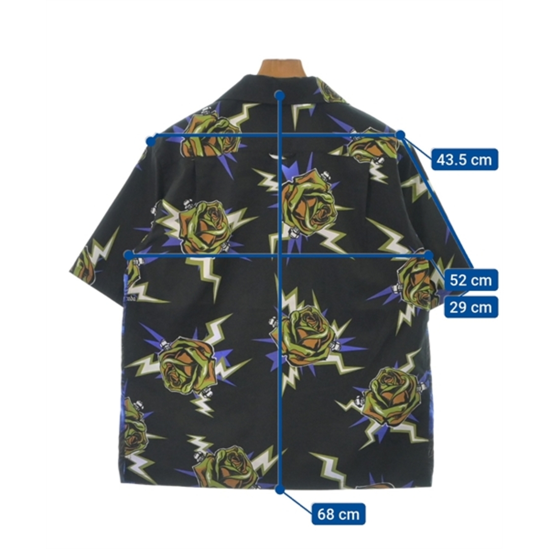 PRADA - PRADA プラダ カジュアルシャツ 38(S位) 青x黒xピンク等 PRADA - PRADA プラダ カジュアルシャツ 38(S位) 青x黒xピンク等