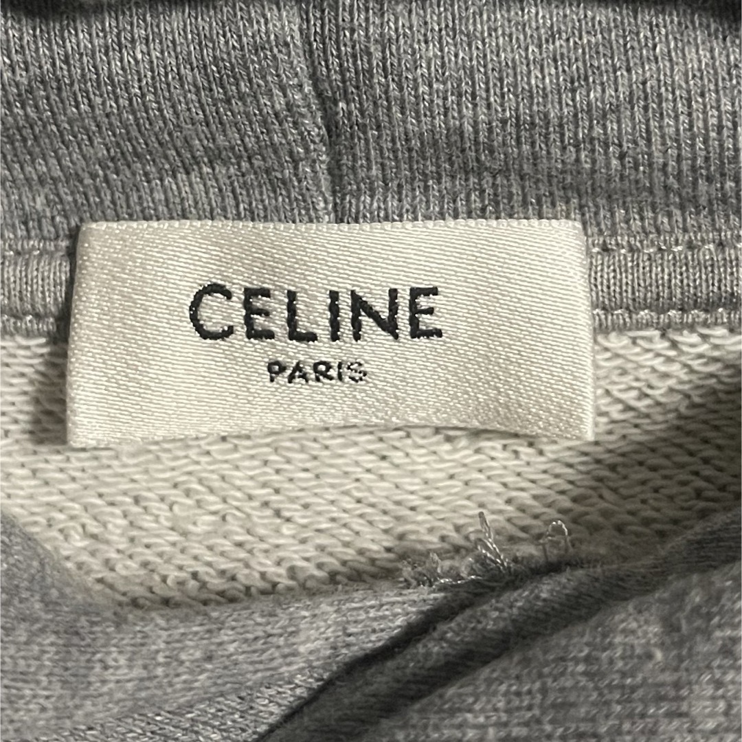 CELINE - CELINE セリーヌ パーカー フーディー ライトグレーの CELINE - CELINE セリーヌ パーカー フーディー ライトグレーの