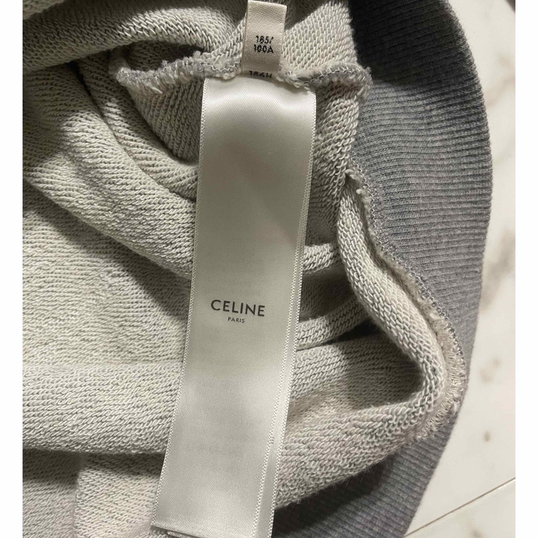 CELINE - CELINE セリーヌ パーカー フーディー ライトグレーの CELINE - CELINE セリーヌ パーカー フーディー ライトグレーの