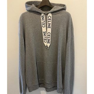 CELINE - CELINE セリーヌ パーカー フーディー ライトグレーの CELINE - CELINE セリーヌ パーカー フーディー ライトグレーの