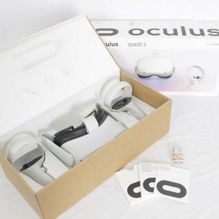 【美品】Oculus Quest2 64GB VR ヘッドマウントディスプレイ ヘッドセット オキュラスクエスト2 301-00352-01 メタ 本体(その他)