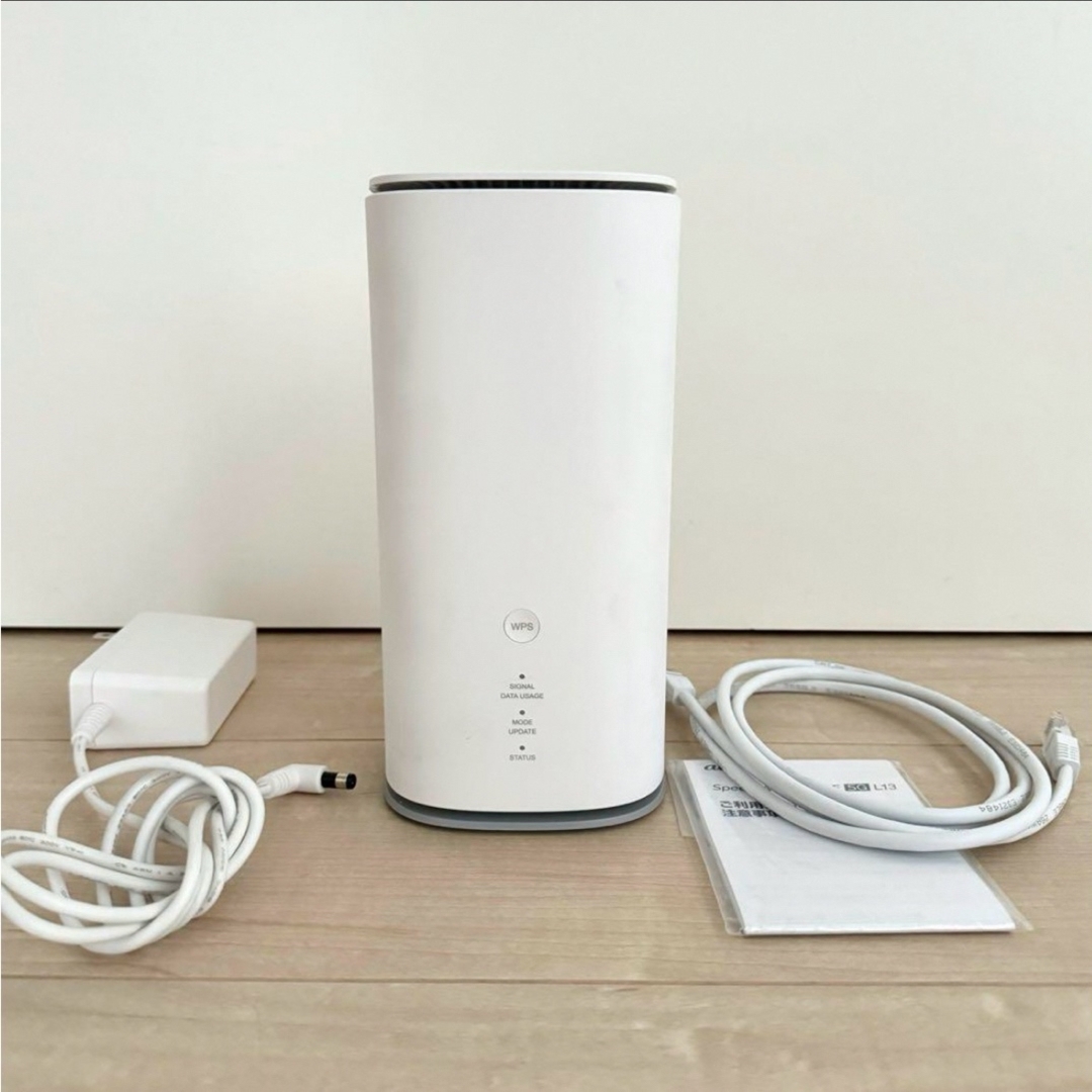 ほぼ新品ZTE まずく Speed Wi-Fi HOME 5G L13 ホワイト ほぼ新品ZTE まずく Speed Wi-Fi HOME 5G L13 ホワイト
