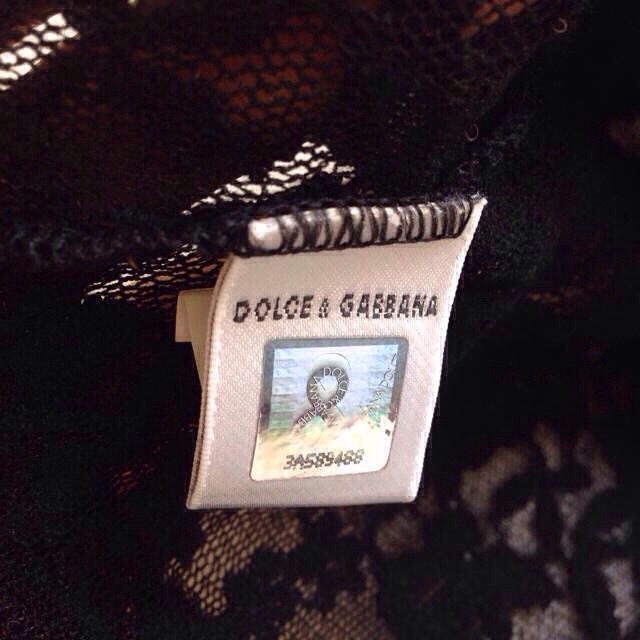 DOLCE&GABBANA(ドルチェアンドガッバーナ)の美品✨ドルガバ レースカットソー レディースのトップス(カットソー(半袖/袖なし))の商品写真