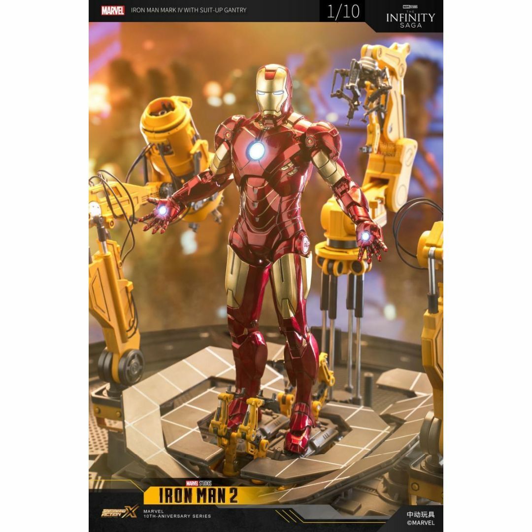 ZD TOYS 1/10 アイアンマン マーク4 パワードスーツ装着機 ZD TOYS 1/10 アイアンマン マーク4 パワードスーツ装着機