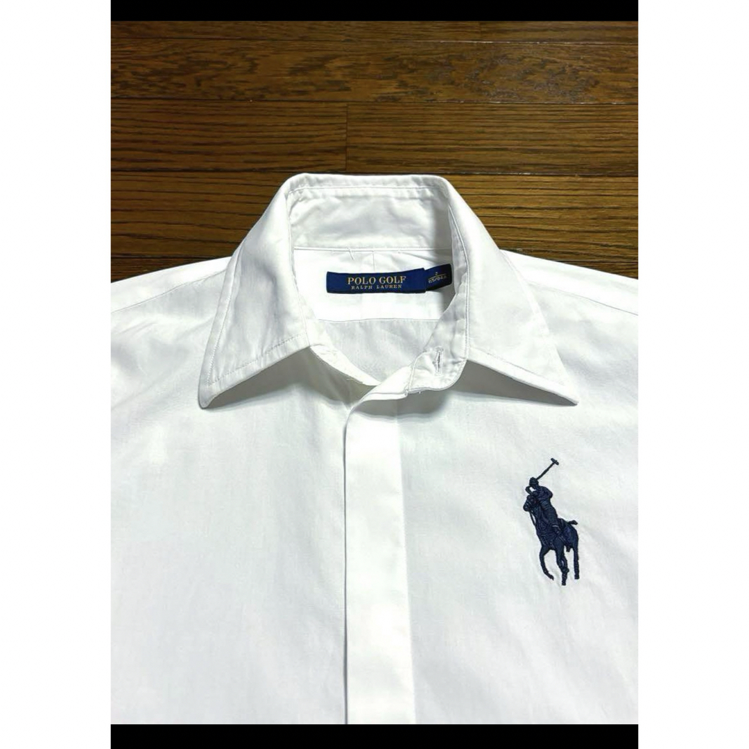 POLO RALPH LAUREN - 【希少デザイン 比翼ボタン ビックポニー