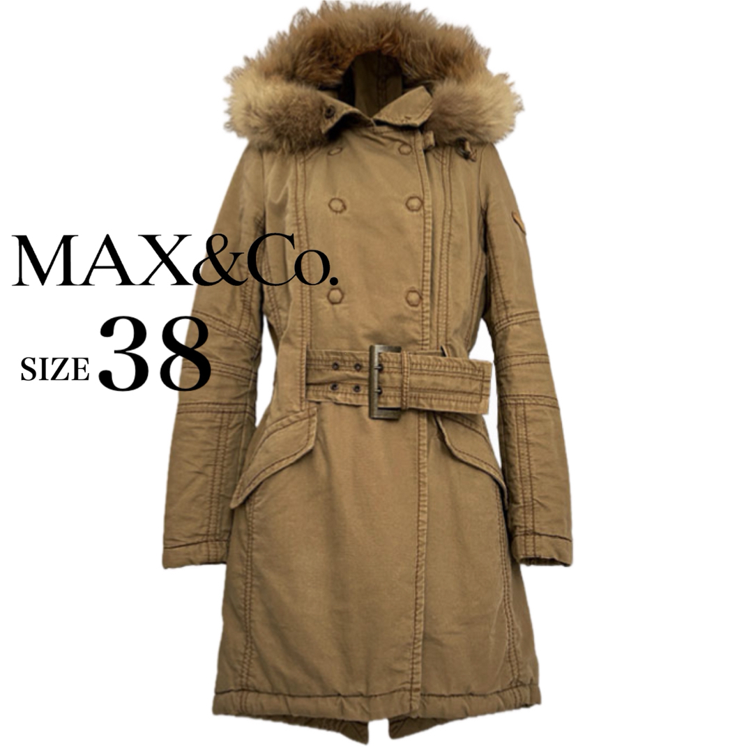 MAX&CO. マックスアンドコー ロングコート モッズコート ファー MAX&CO. マックスアンドコー ロングコート モッズコート ファー