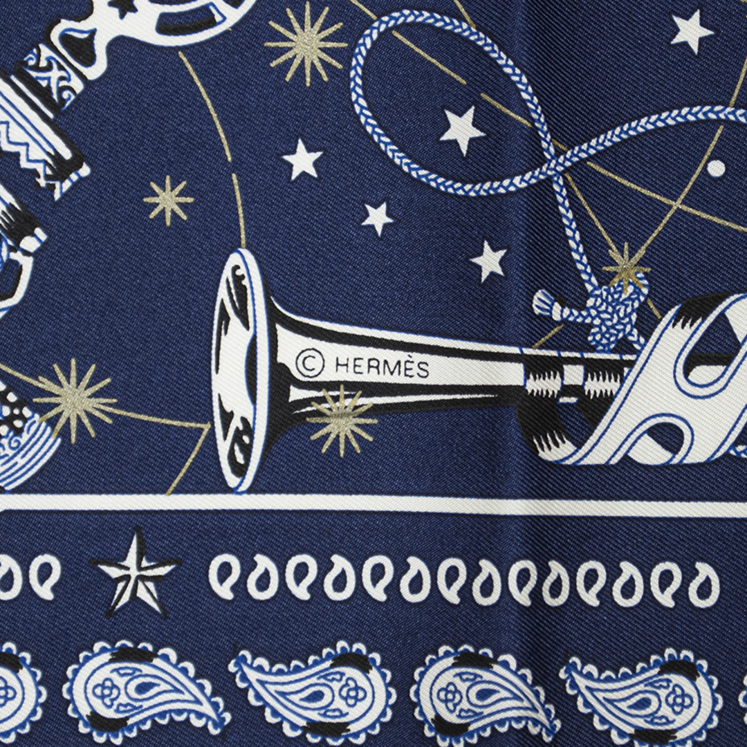 HERMES - 【未使用】HERMES エルメス Chorus Stellarum Bandana HERMES - 【未使用】HERMES エルメス Chorus Stellarum Bandana