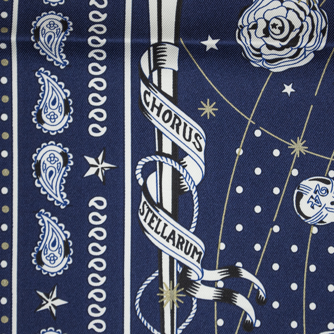 HERMES - 【未使用】HERMES エルメス Chorus Stellarum Bandana HERMES - 【未使用】HERMES エルメス Chorus Stellarum Bandana