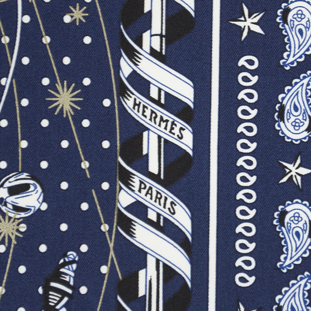 HERMES - 【未使用】HERMES エルメス Chorus Stellarum Bandana HERMES - 【未使用】HERMES エルメス Chorus Stellarum Bandana