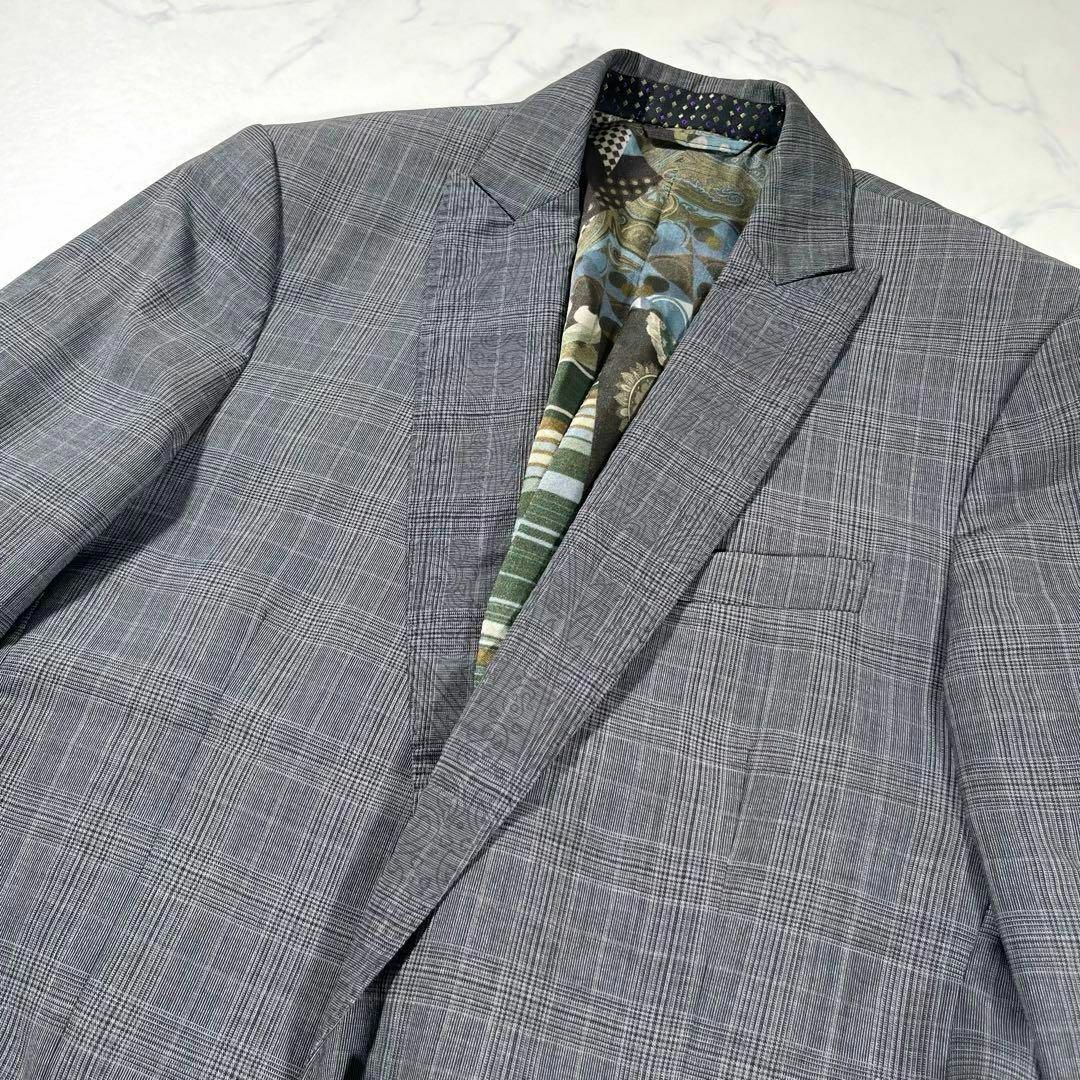 極美品】ETRO エトロ ペイズリー柄 1Bシングル テーラードジャケット 極美品】ETRO エトロ ペイズリー柄 1Bシングル テーラードジャケット