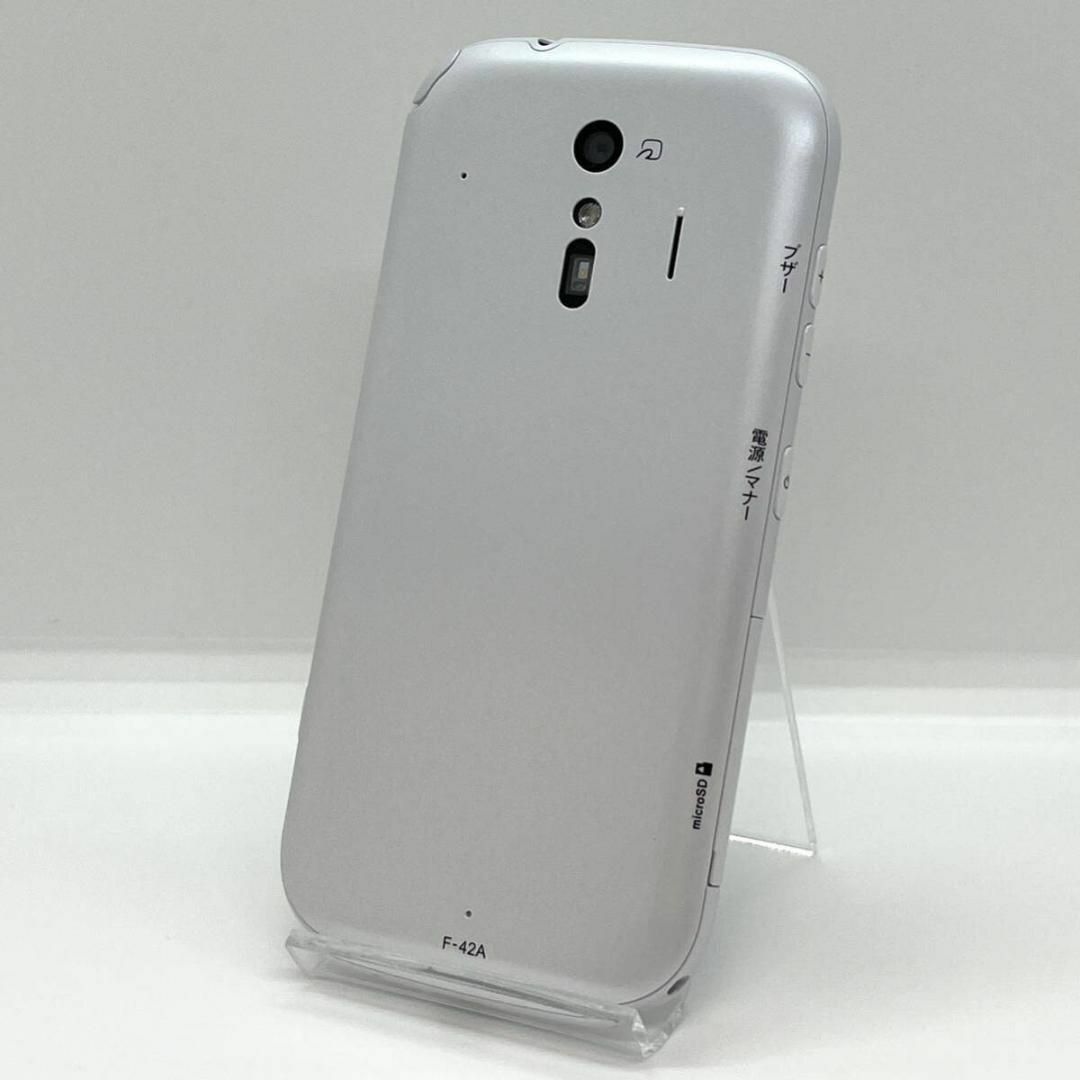 らくらくスマートフォン F-42A ホワイト docomo SIMフリー③ らくらくスマートフォン F-42A ホワイト docomo SIMフリー③
