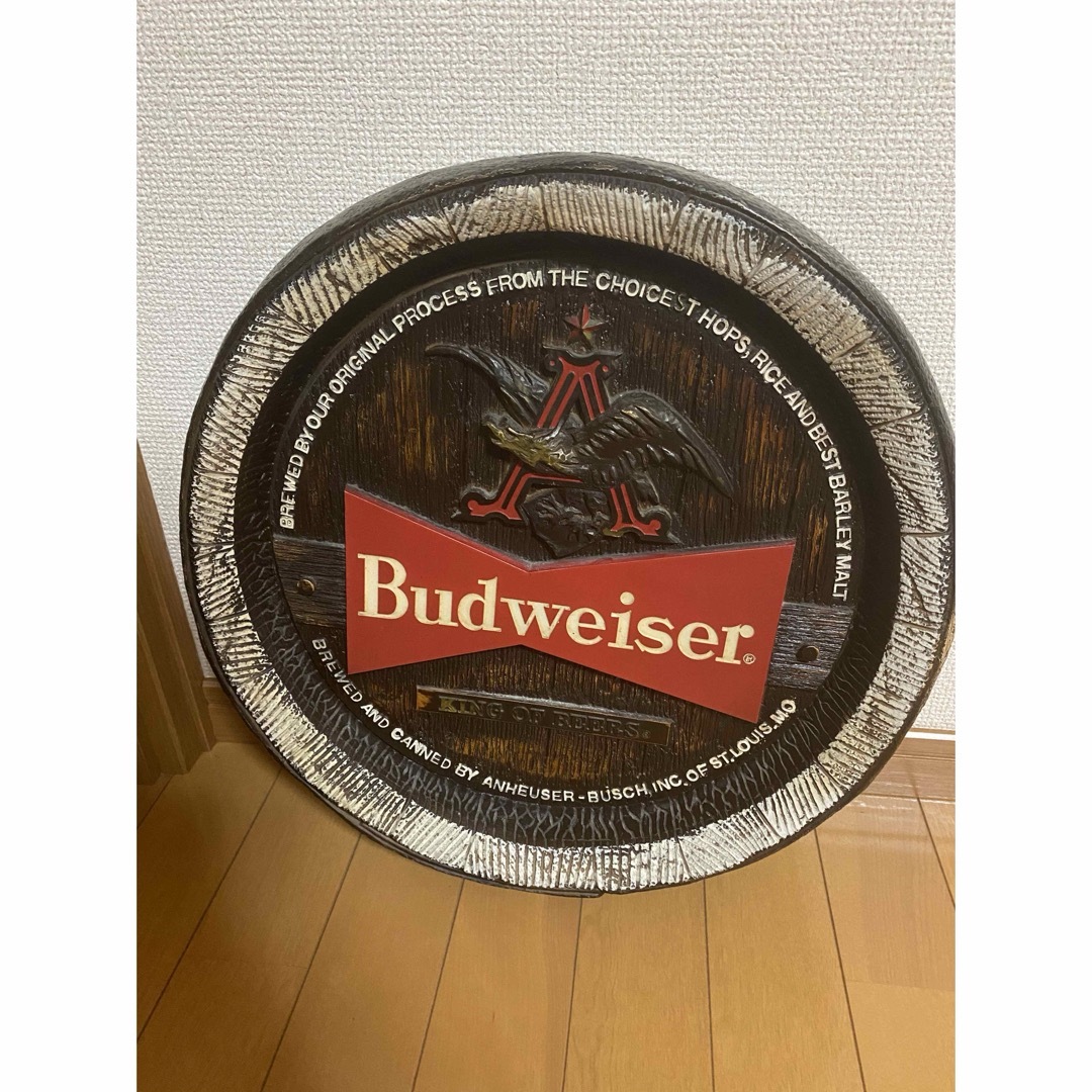 値下げ】Budweiser 壁掛け 置物 値下げ】Budweiser 壁掛け 置物