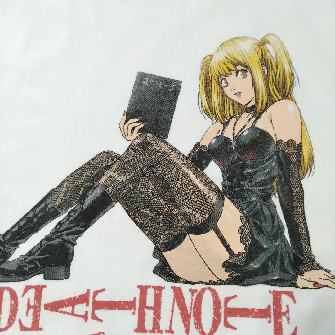 古着 デスノート Tシャツ L 白 弥海砂 ミサミサ アニメT 海外 古着 デスノート Tシャツ L 白 弥海砂 ミサミサ アニメT 海外