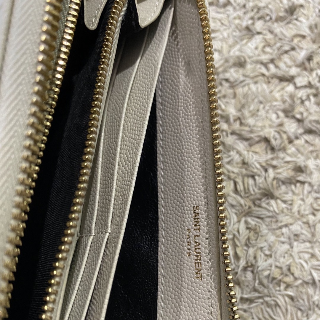 ✧SAINT LAURENT サンローラン✧ 長財布 ホワイト 白 ✧SAINT LAURENT サンローラン✧ 長財布 ホワイト 白