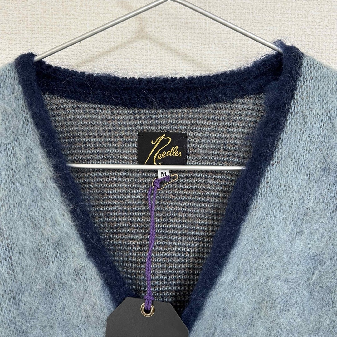 Needles - needles 20aw モヘア カーディガン フレイム ブルー M Needles - needles 20aw モヘア カーディガン フレイム ブルー M