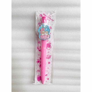 リトルツインスターズ(リトルツインスターズ)の新品　サンリオ キキララ ボールペン キャラペン　いちご新聞  付録(キャラクターグッズ)