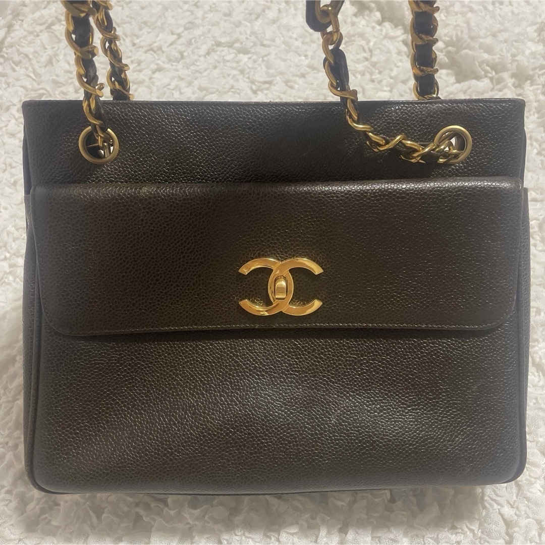CHANEL - vintageCHANELヴィンテージシャネルダークブラウン CHANEL - vintageCHANELヴィンテージシャネルダークブラウン