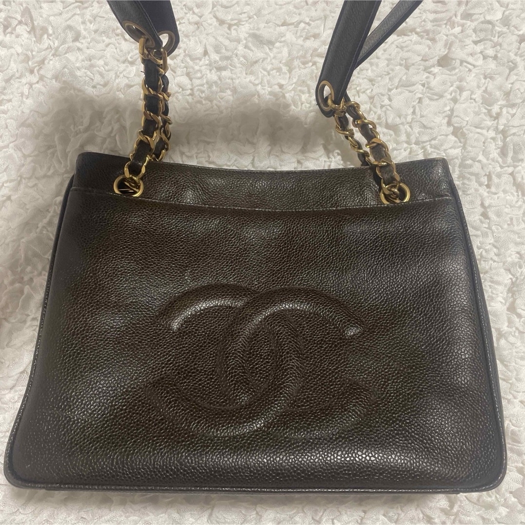 CHANEL - vintageCHANELヴィンテージシャネルダークブラウン CHANEL - vintageCHANELヴィンテージシャネルダークブラウン
