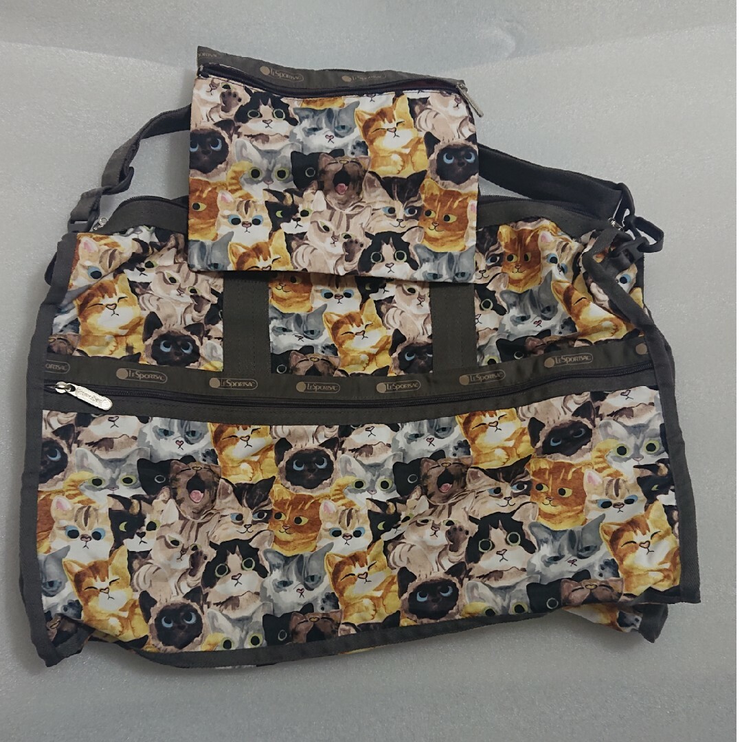 LeSportsac - お値下げ不可 レスポートサック 猫 ボストン LeSportsac - お値下げ不可 レスポートサック 猫 ボストン