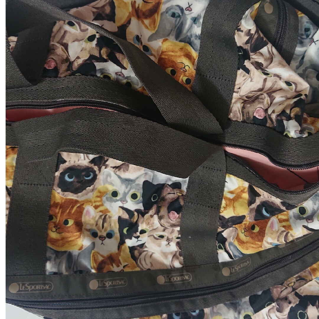 LeSportsac - お値下げ不可 レスポートサック 猫 ボストン LeSportsac - お値下げ不可 レスポートサック 猫 ボストン